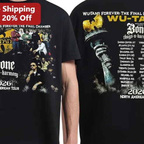 Wu-Tang Forever The Final Chamber Bone Thugs-N-Harmony Tour Tee