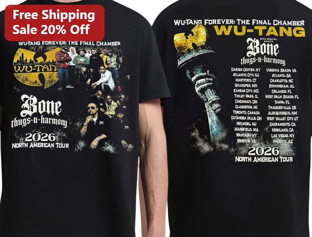 Wu-Tang Forever The Final Chamber Bone Thugs-N-Harmony Tour Tee