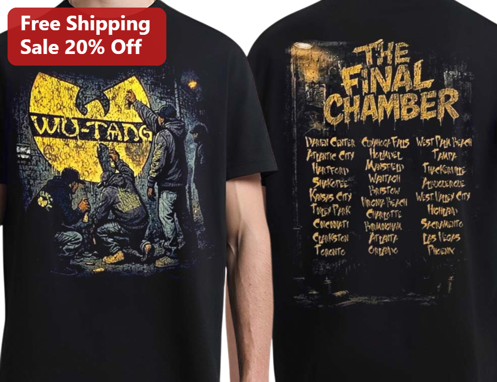 Wu-Tang The Final Chamber Tee Farewell Tour Merch Hip Hop Graphic Shirt