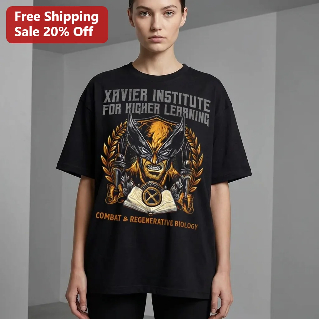 Xavier Institute for Higher Learning Combat Regenerative Biology Wolverine X-Men Tee Gift for Marvel Fans
