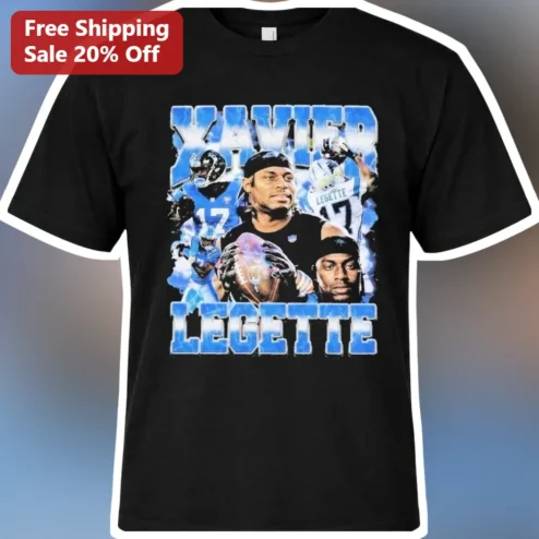 Xavier Legettee Tee Detroit Lions NFL Wide Receiver Fan Shirt