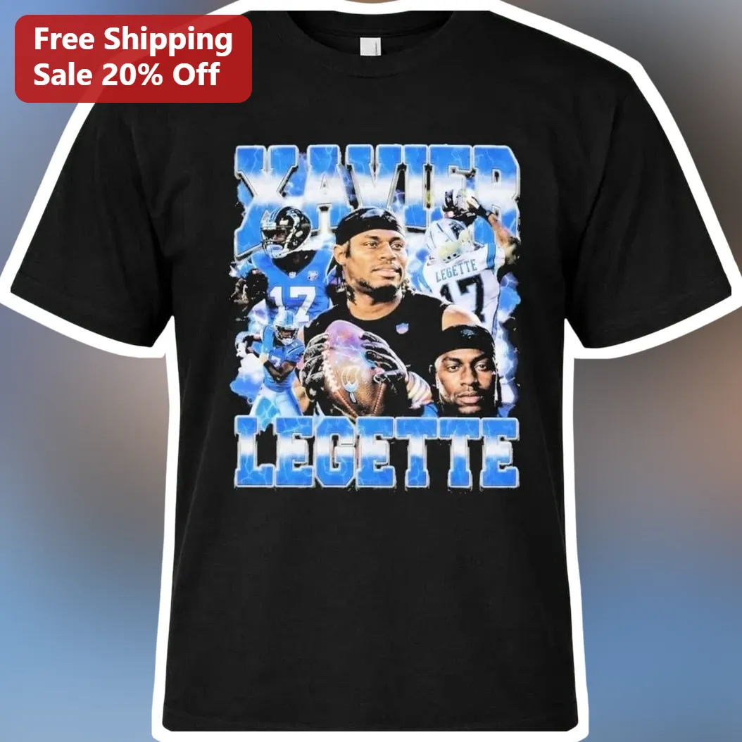 Xavier Legettee Tee Detroit Lions NFL Wide Receiver Fan Shirt