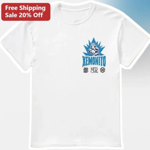 Xemonito Lucha Libre Masked Wrestler Graphic Tee for Men