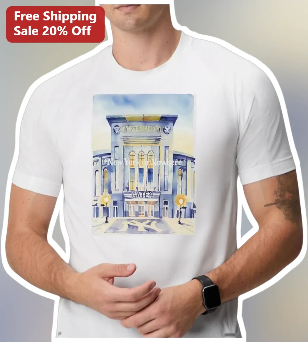 Yankee Stadium New York or Nowhere Gate 4 Tee