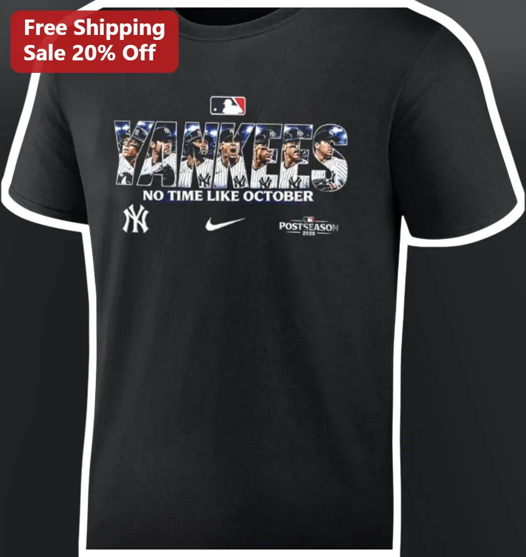 Yankees No Time Like October Tee Aaron Judge NY Baseball Fan Gift