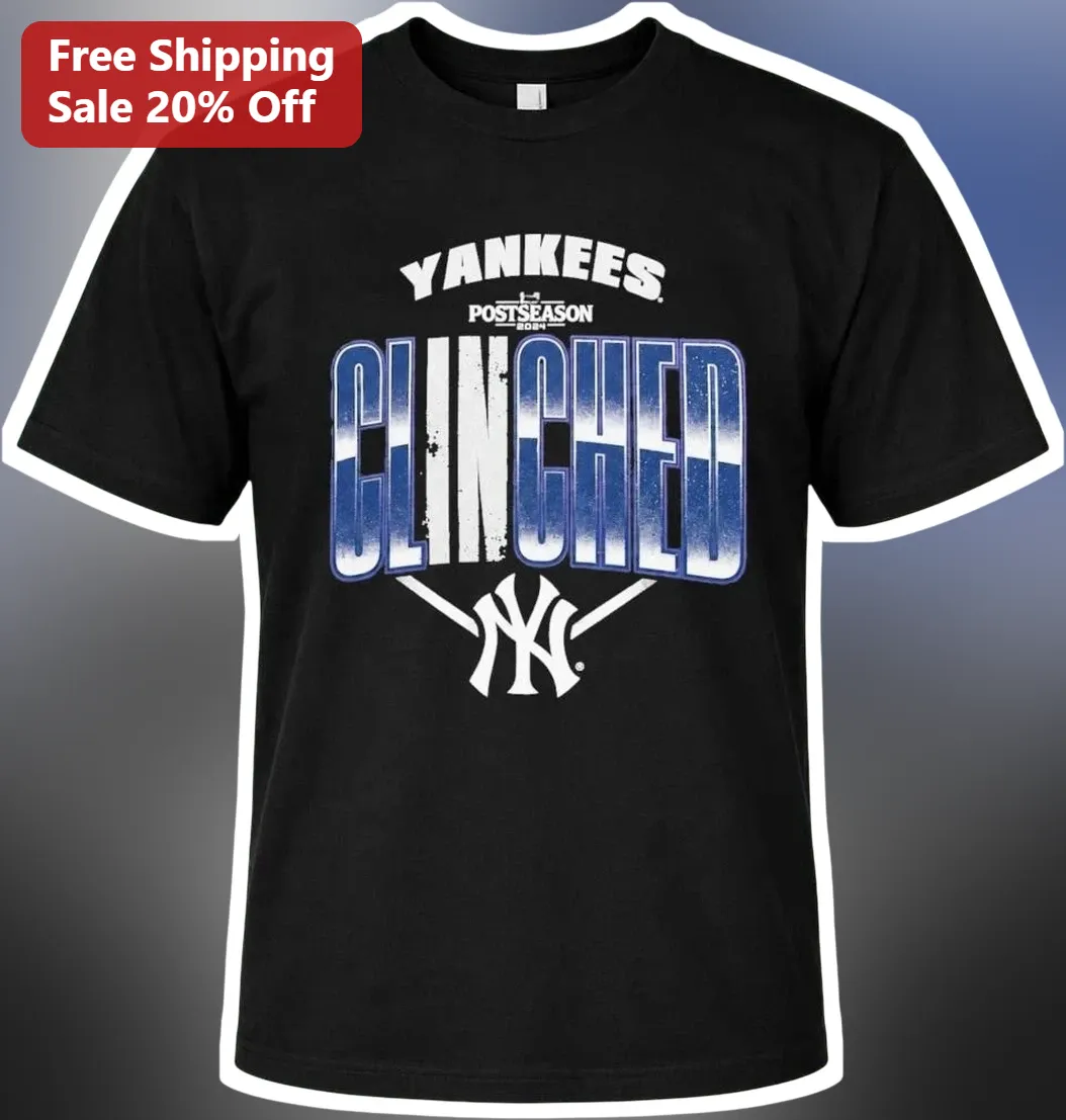 Yankees Postseason Clinched Tee New York Yankees October Baseball Fan Gift Shirt
