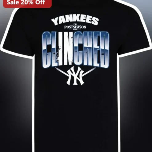 Yankees Postseason Clinched Tee New York Yankees October Baseball Fan Shirt