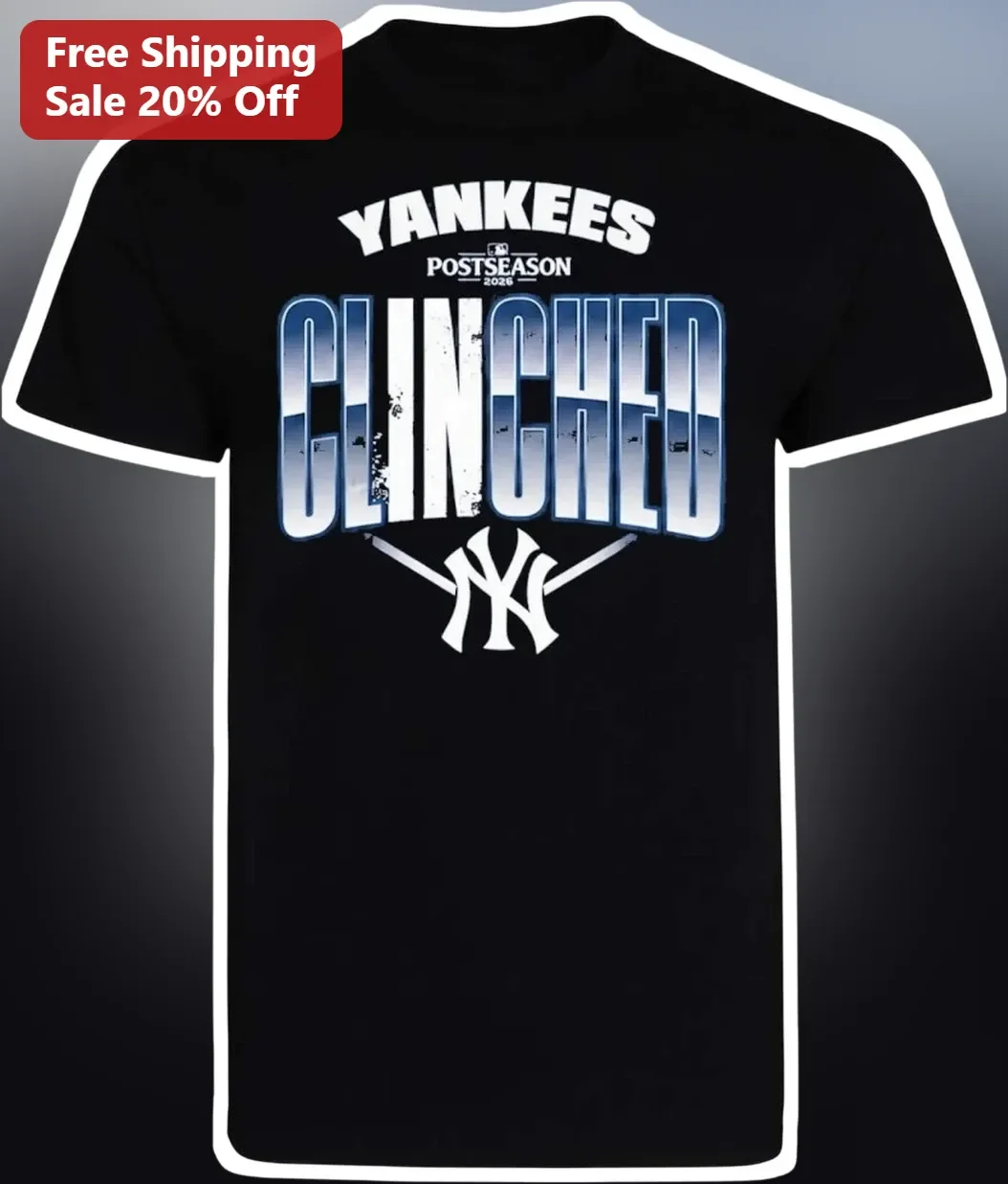 Yankees Postseason Clinched Tee New York Yankees October Baseball Fan Shirt