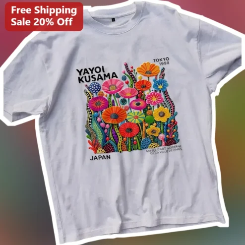Yayoi Kusama Tokyo 1998 Japan Musee D'Art Moderne Graphic Tee