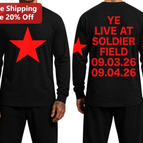 Ye Live At Soldier Field Long Sleeve Tee