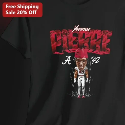 Yhonzae Pierre Alabama Crimson Tide Football Fan Graphic Tee