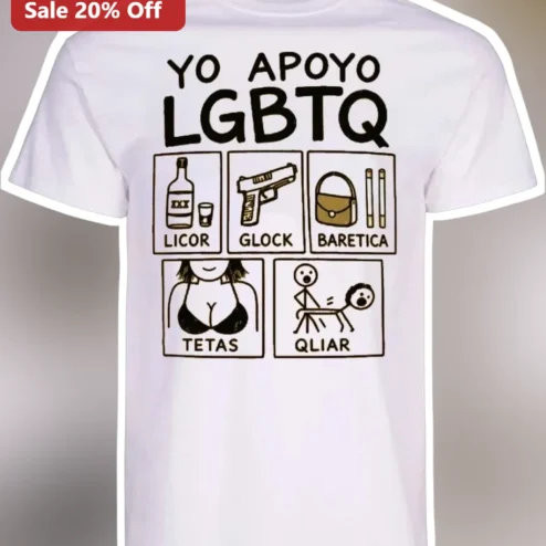 Yo Apoyo Funny Spanish Slang Graphic Tee Pride Month Ally Gift