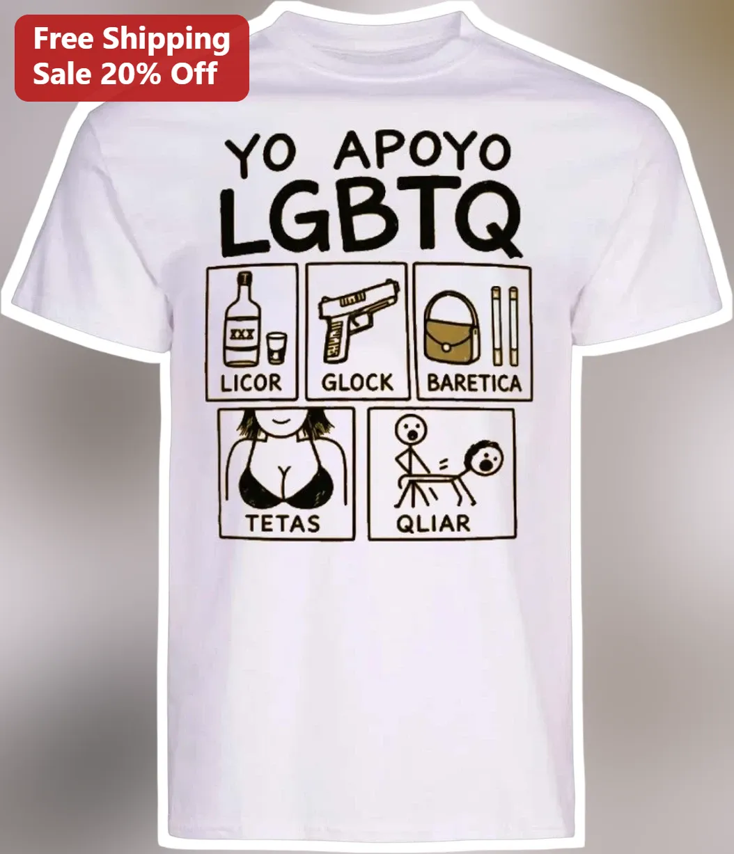Yo Apoyo Funny Spanish Slang Graphic Tee Pride Month Ally Gift