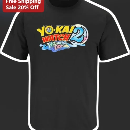 Yo-kai Watch 2 Haunted Domain Tee Nintendo Switch 2 Gamer Gift Shirt