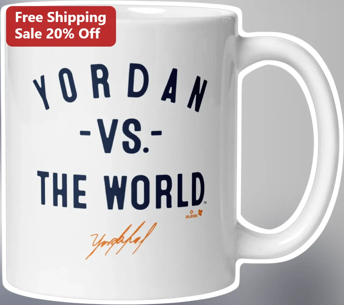 Yordan Vs The World Bradley Yordan Signature Mug Baseball Fan Gift