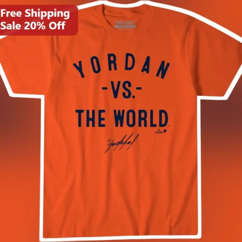 Yordan Vs The World Signature Tee Jordy Nelson NFL Fan Gift