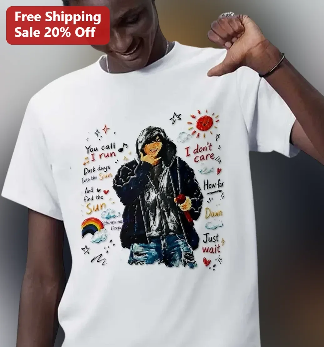 You Call I Run Dark Days Into The Sun Eminem Lyrics Graphic Tee
