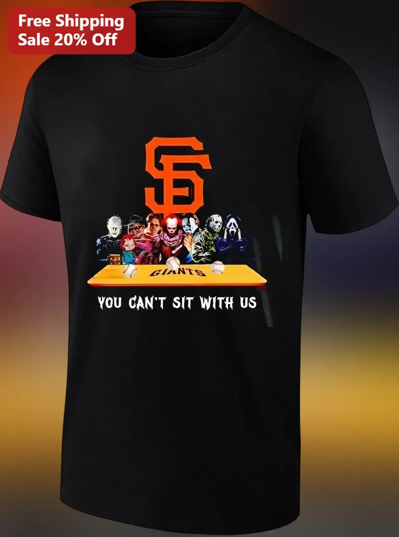 You Can't Sit With Us Horror Villains Last Supper Graphic Tee