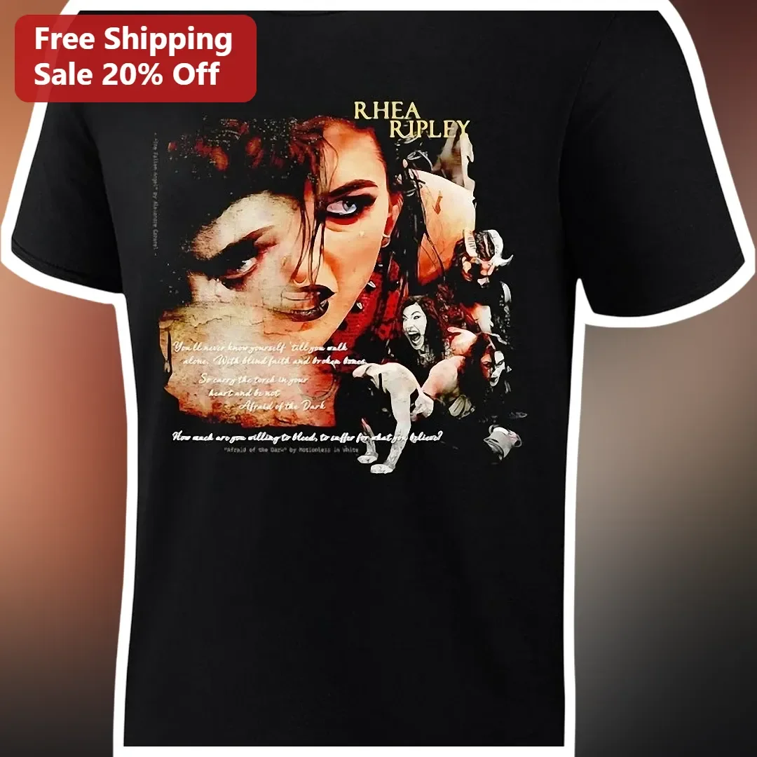 You'll Never Know Yourself 'Till You Walk Alone Motionless In White Afraid of the Dark Lyric Graphic Tee
