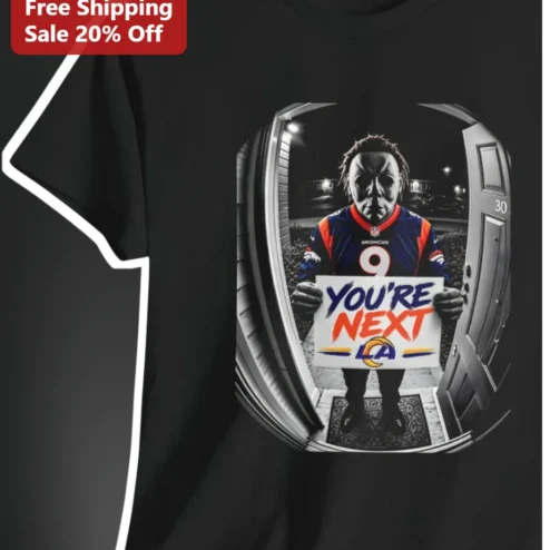 You're Next Michael Myers Halloween NFL Fan Graphic Tee