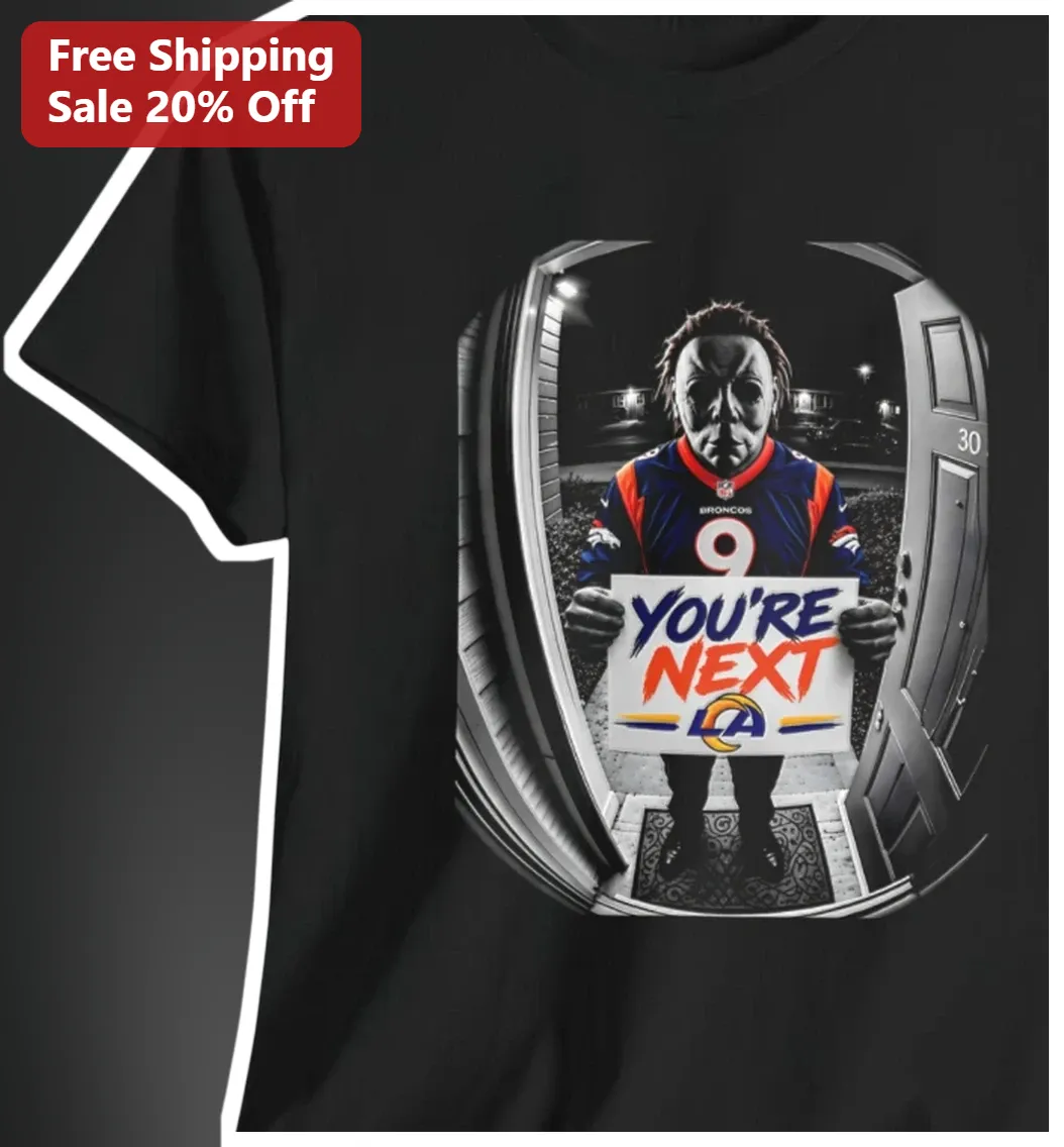 You're Next Michael Myers Halloween NFL Fan Graphic Tee
