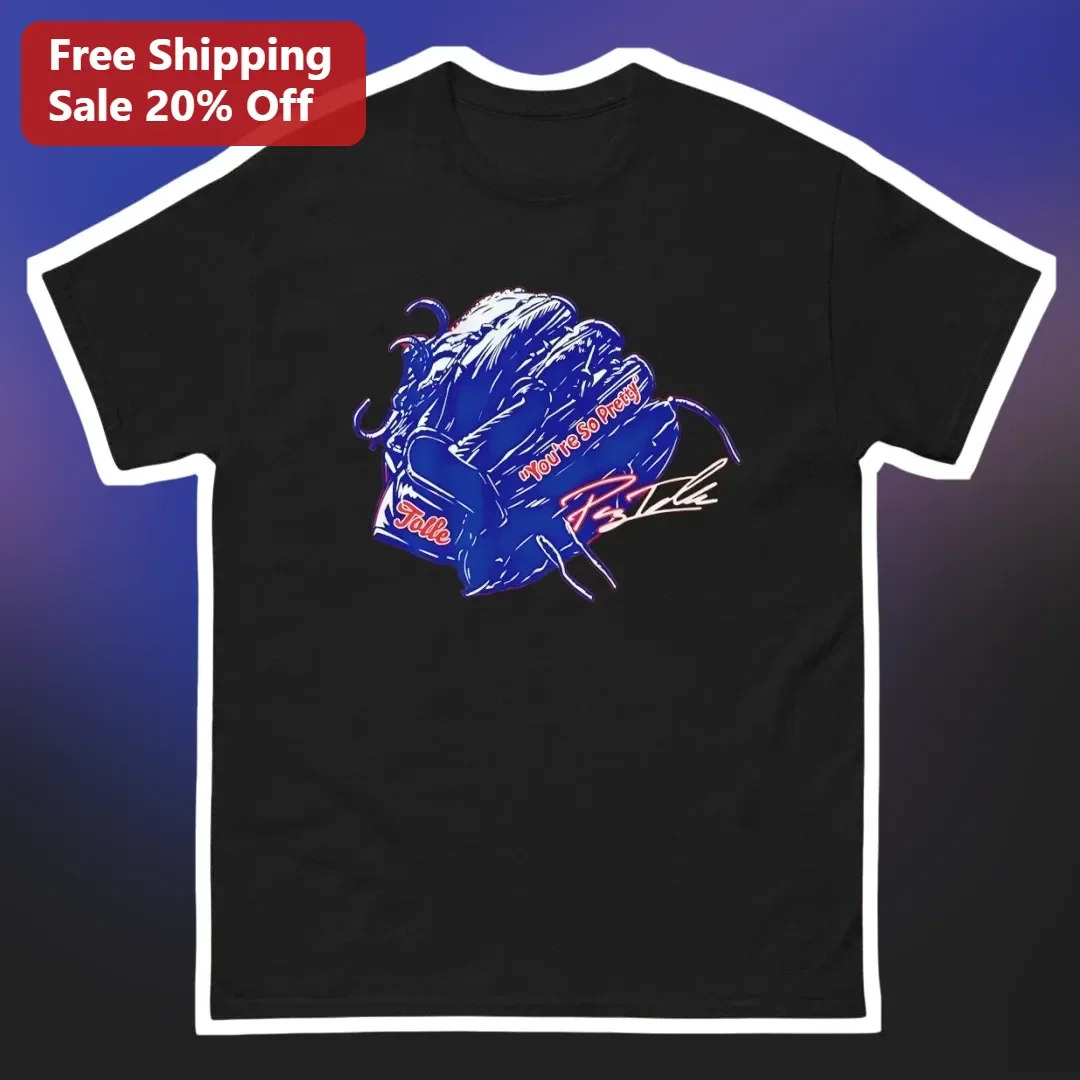 You're So Pretty Baseball Glove Graphic Tee Retro Sports Apparel Gift