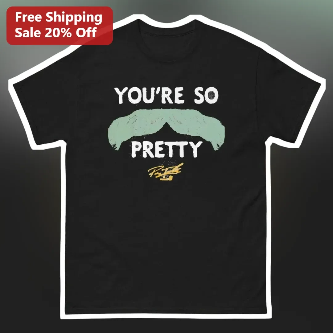 You're So Pretty Dolly Parton Graphic Tee Retro Distressed Mustache Shirt