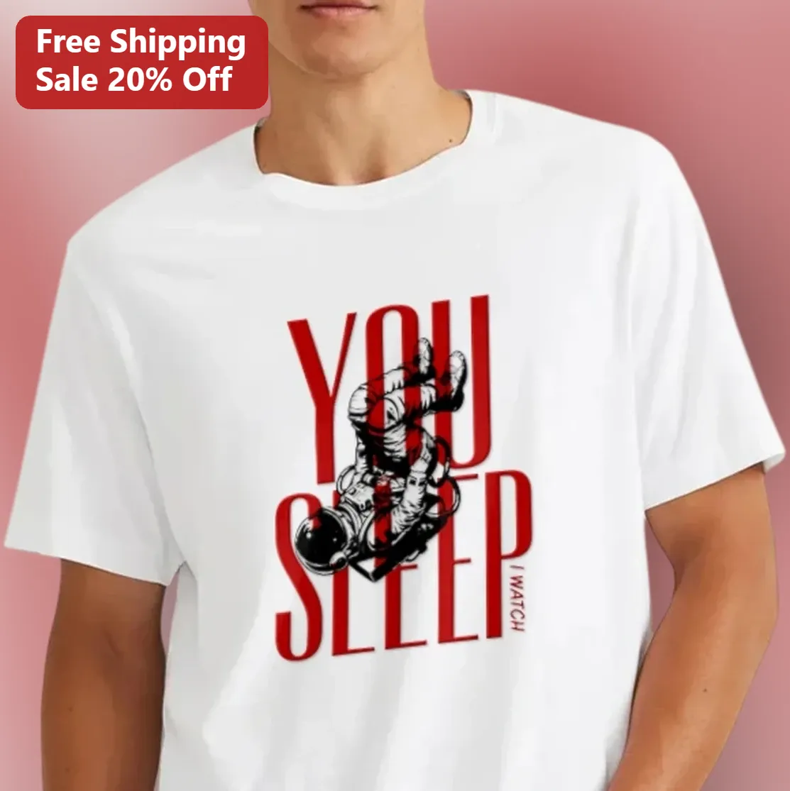 You Sleep I Watch Tee Project Hail Mary Rocky Quote Astronaut Sci-Fi Shirt Gift for Sci-Fi Book Fans