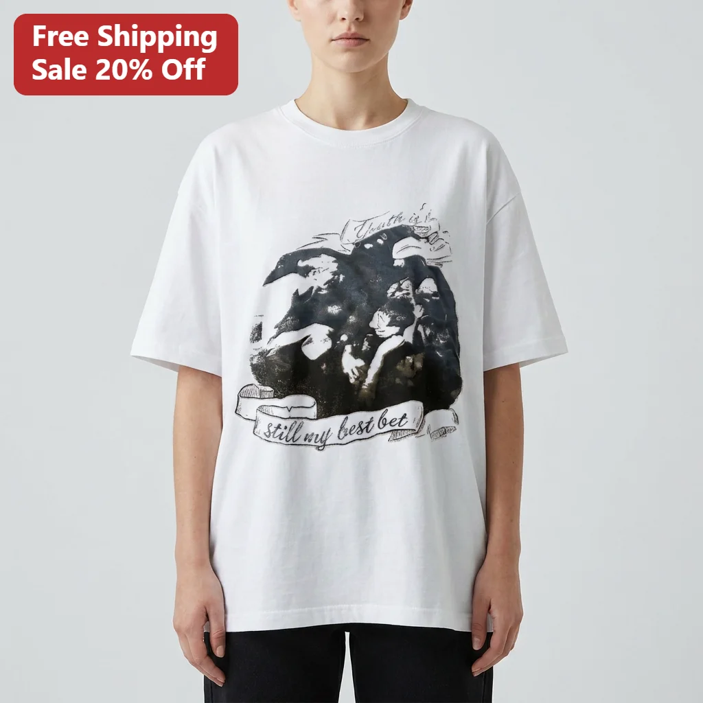 Youth Is Still My Best Bet Tee, Vintage Grunge Graphic Shirt Gift for Turning 30th Birthday, Indie Aesthetic Top