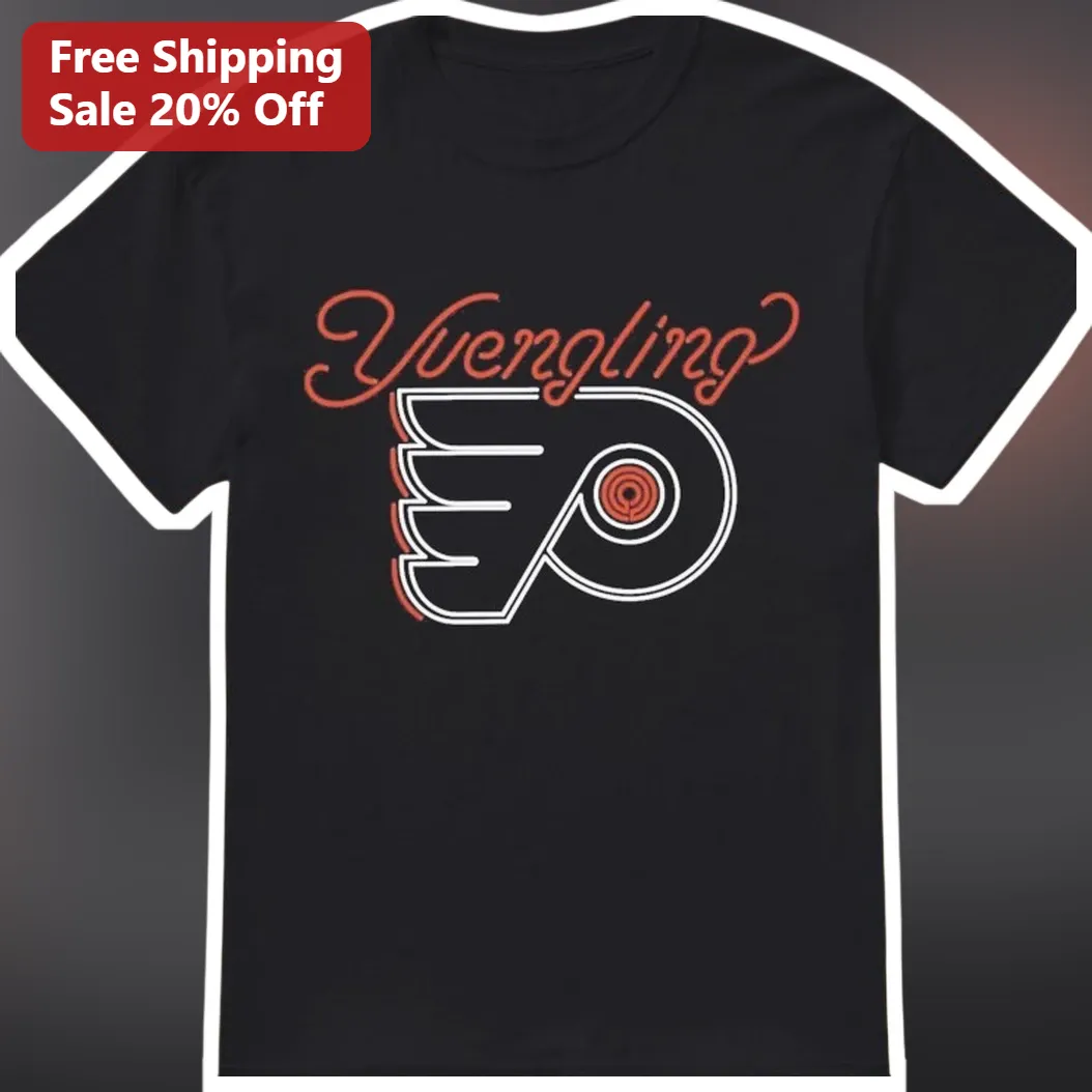 Yuengling Philadelphia Flyers Mashup Tee Vintage Retro Hockey Beer Gift