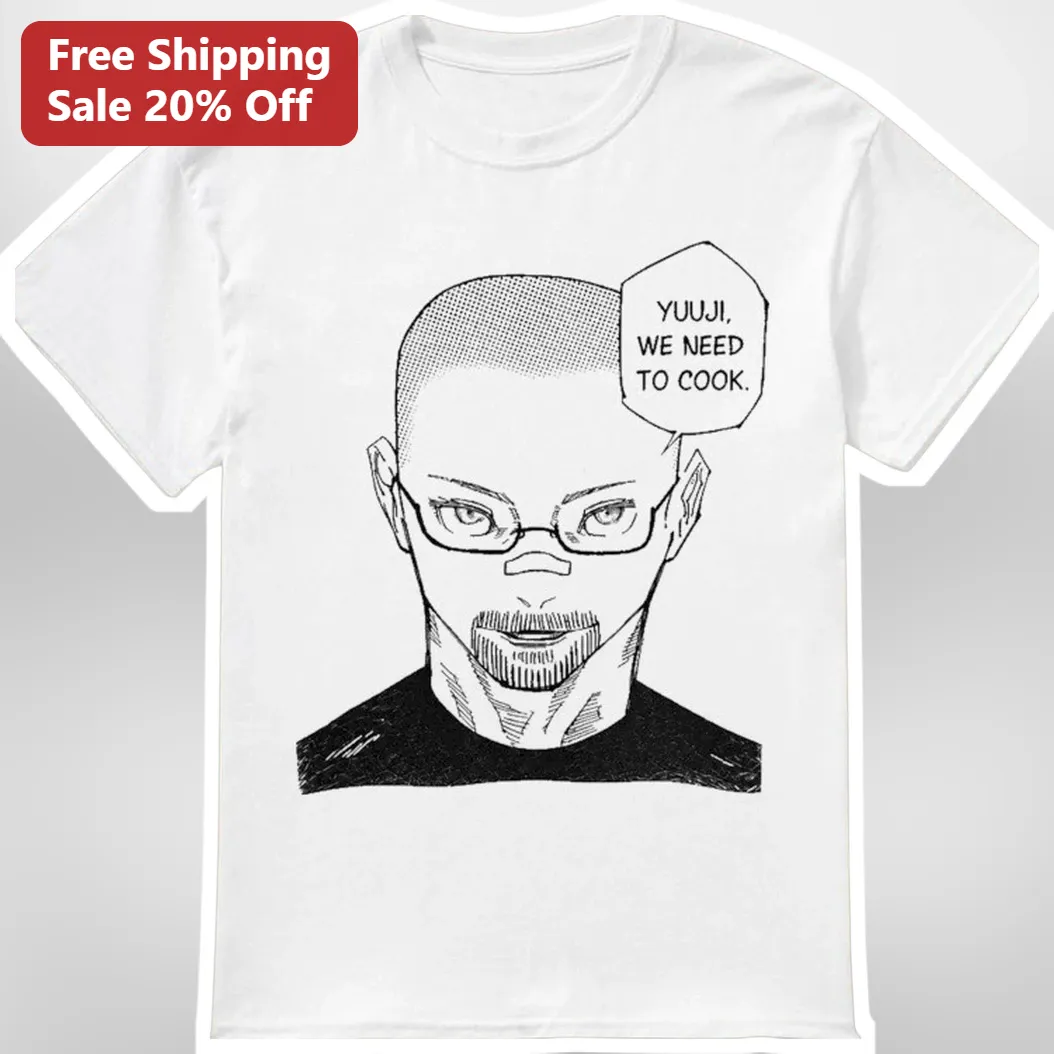 Yuuji We Need to Cook Jujutsu Kaisen Graphic Tee for Fans