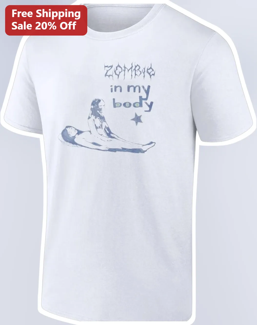 Zombie In My Body Tee Olivia Rodrigo Lyrics Graphic T-Shirt For Fans