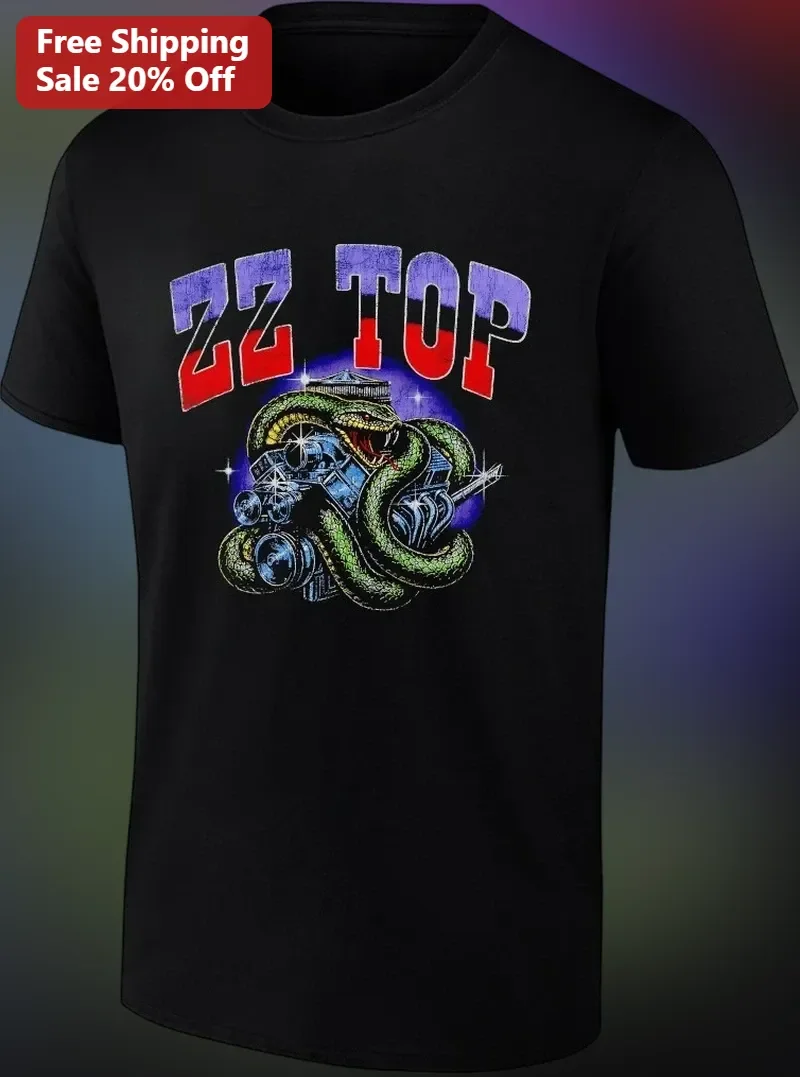 ZZ Top Band Logo Graphic Tee Classic Rock Blues Merch Gift for Men Women
