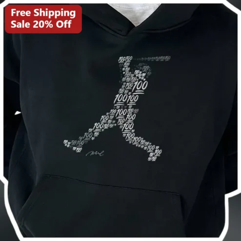 Letter R Typography Hoodie Black Monogram Sweatshirt for Students and Initial R Fans