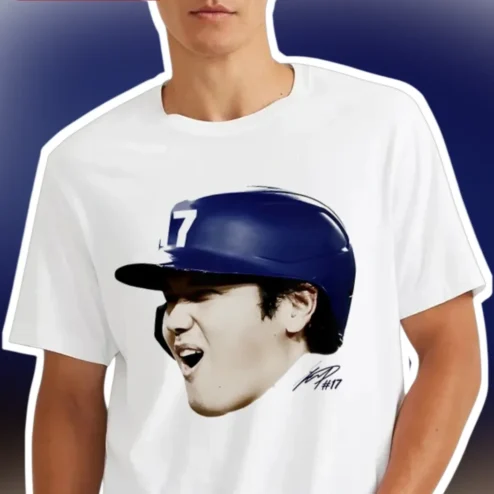#17 Shohei Ohtani Dodgers Baseball Player Graphic Tee