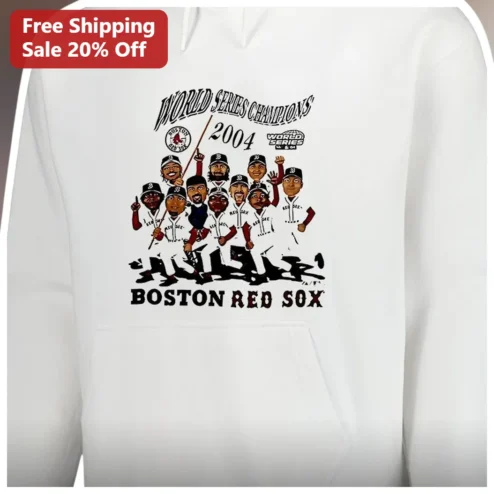 2004 Boston Red Sox World Series Champions Hoodie Vintage Baseball Fan Gift