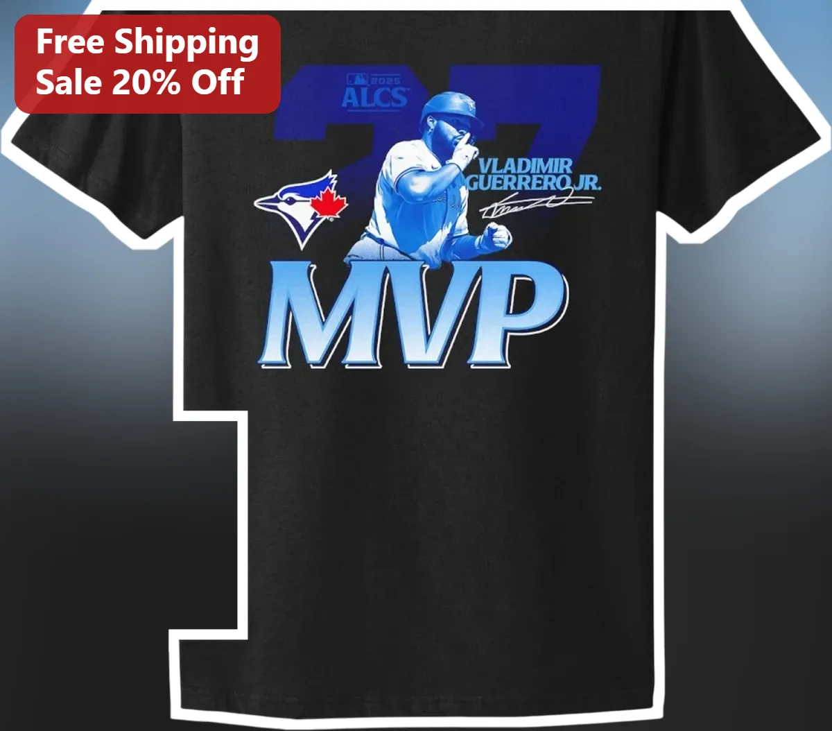 2025 ALCS MVP Vladimir Guerrero Jr. Toronto Blue Jays Tee