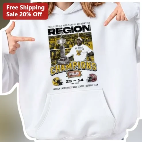 2025 GHSA Region Seven Champions Rivalry Series Hoodie America's Winningest High School Football Team
