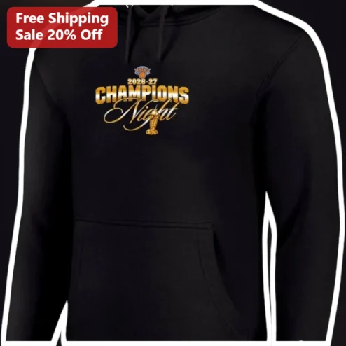 2026-27 Champions Night New York Knicks Hoodie