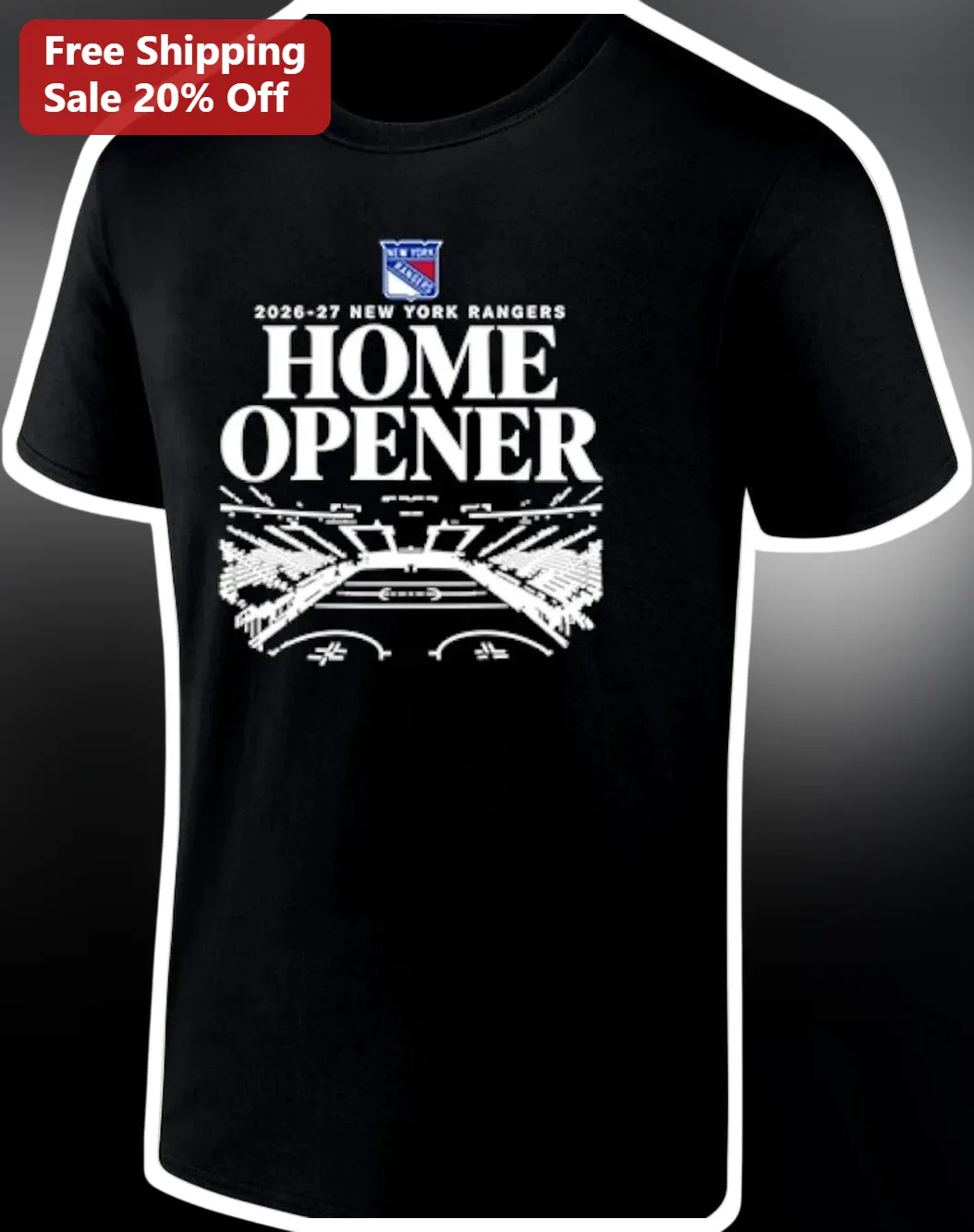 2026-27 New York Rangers Home Opener Tee NHL Fan Apparel Madison Square Garden