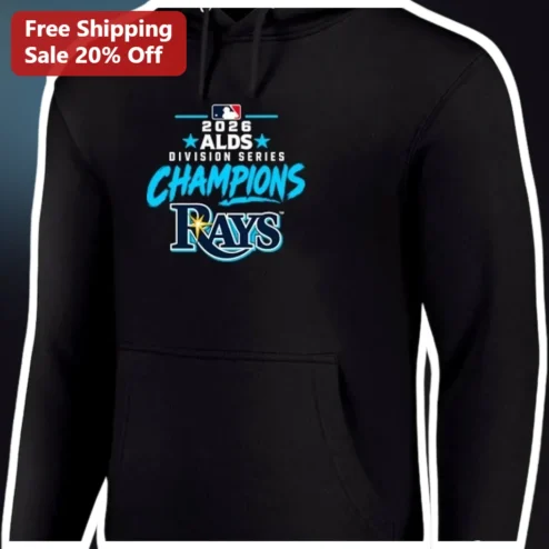 2026 ALDS Division Series Champions Rays Hoodie Tampa Bay Baseball Fan Gear