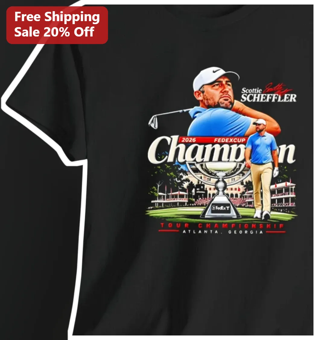 2026 FEDEXCUP Champion Scottie Scheffler Tour Championship Atlanta Georgia Tee