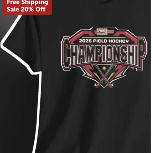 2026 Field Hockey Championship Tee Varsity Athletic Gift for Players and Fans