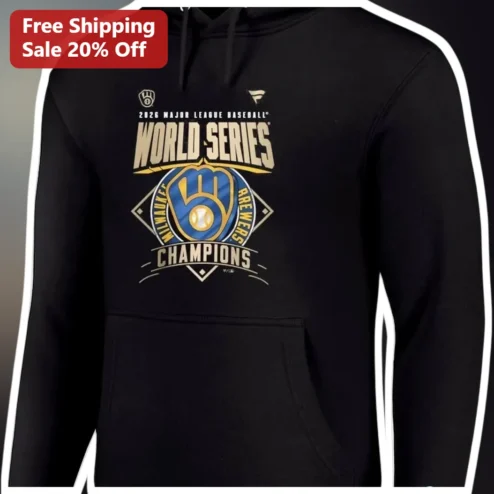 2026 MLB World Series Milwaukee Brewers Champions Hoodie