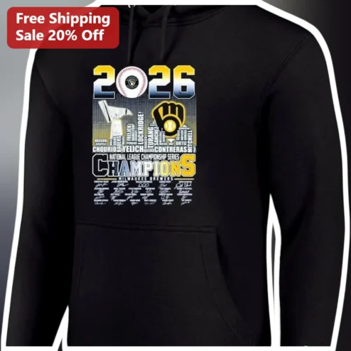 2026 National League Championship Series Champions Milwaukee Brewers Hoodie