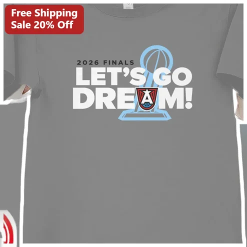 2026 NBA Finals Let's Go Dream Graphic Tee for Dallas Mavericks Fans available at our Chicago, Illinois warehouse