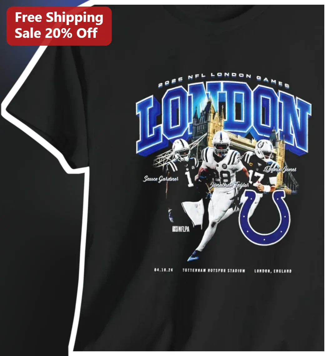2026 NFL London Games Tee Tottenham Hotspur Stadium Indianapolis Colts Jonathan Taylor