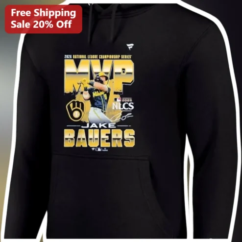 2026 NLCS MVP Jake Bauers Milwaukee Brewers Hoodie