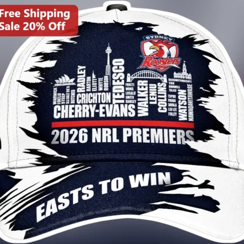 2026 NRL Premiers Easts To Win Sydney Roosters Cap