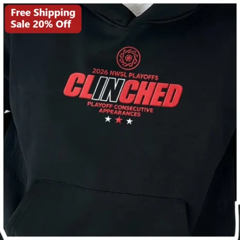 2026 NWSL Playoffs Clinched Consecutive Appearances Hoodie